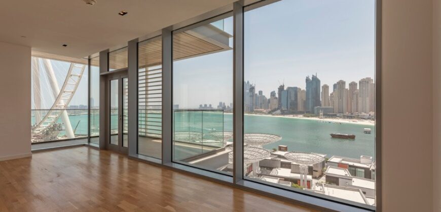 Bluewaters | Building 8 | 3BR+ Maid | Unfurnished | Dubai Eye view